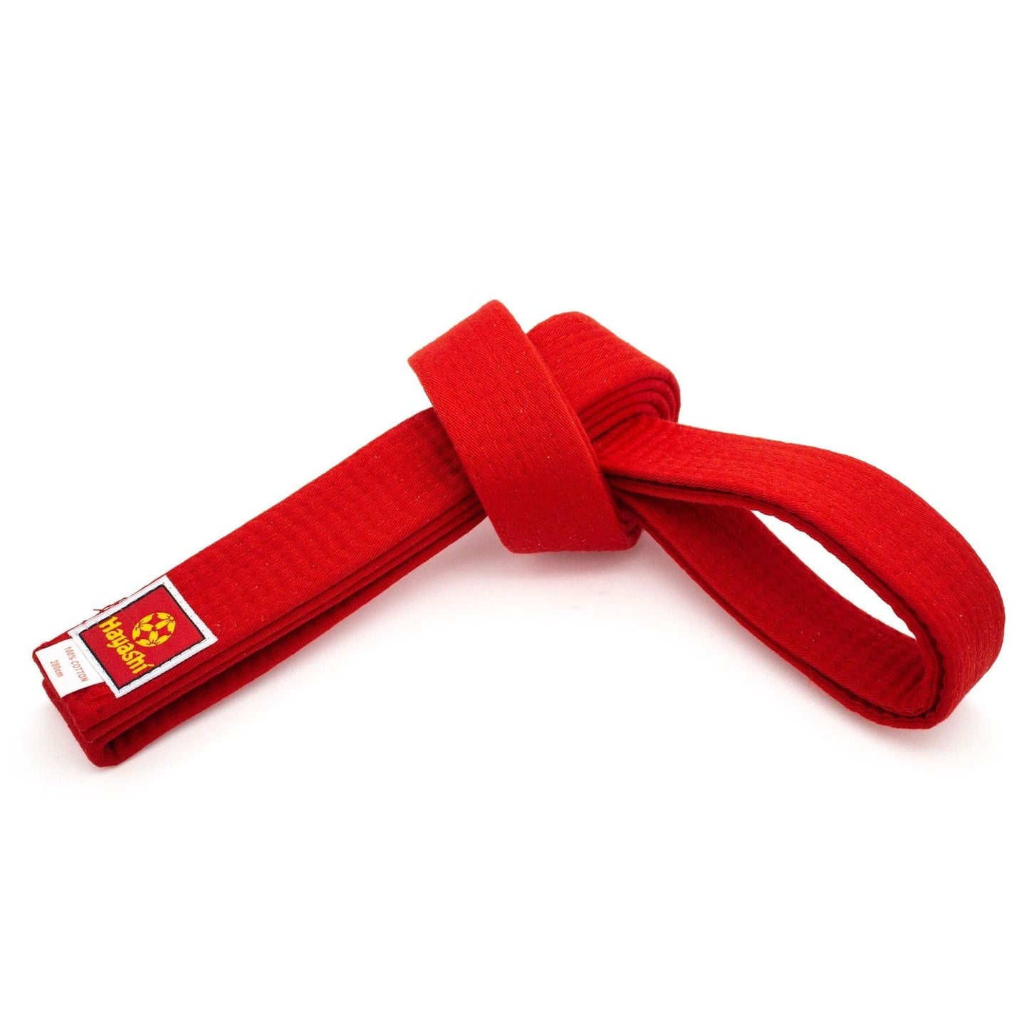 Ceinture de karaté Hayashi - orange - vue détaillée du produit