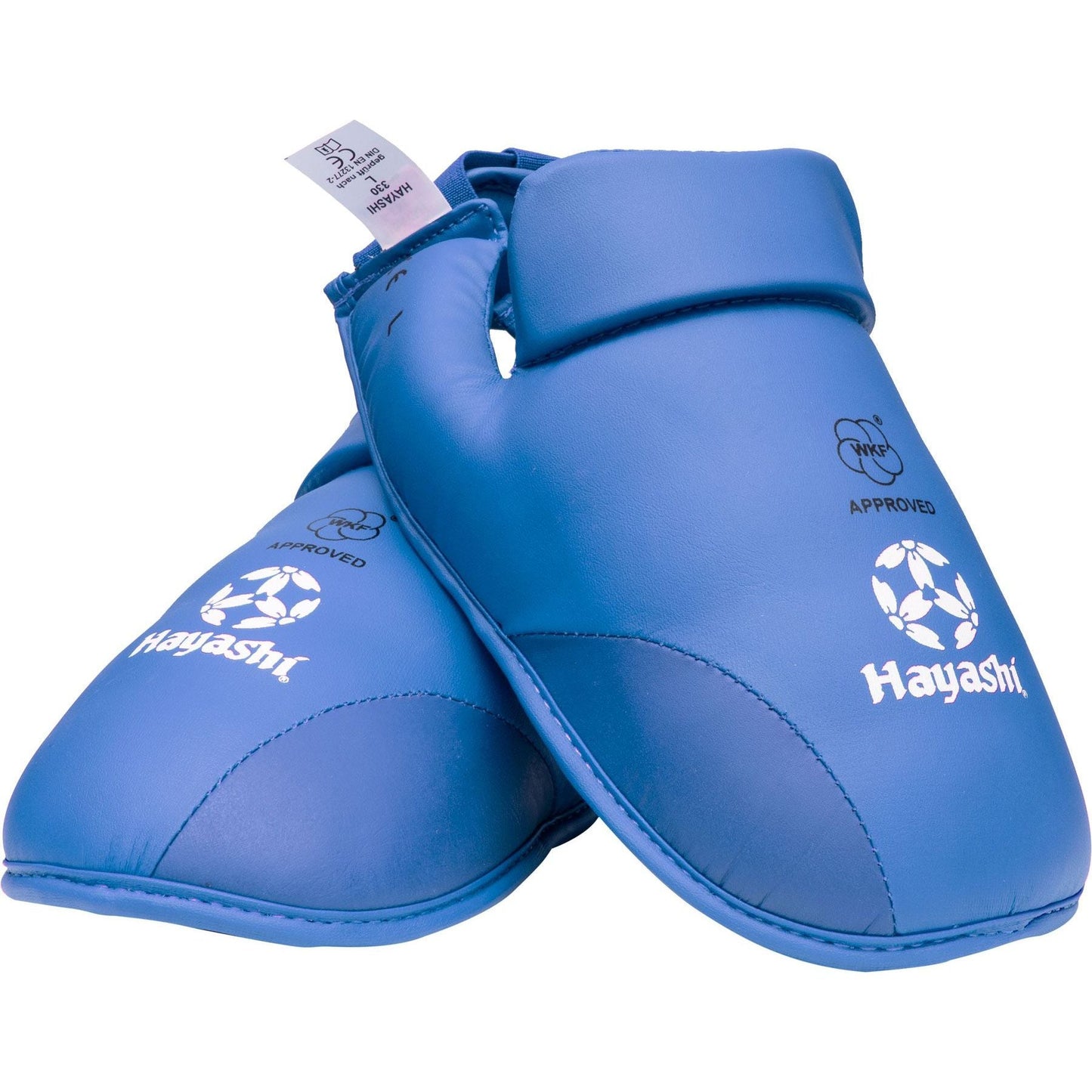 Protège-pieds karaté Hayashi - rouge - vue arrière du modèle