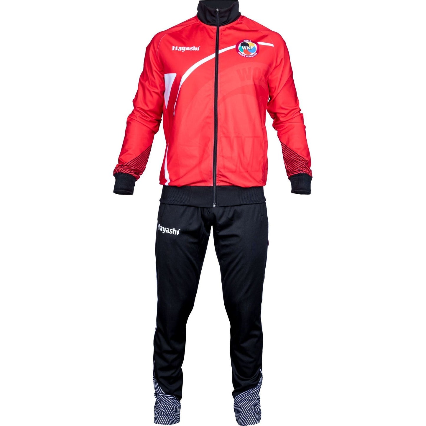 Ensemble de Sport Hayashi Yorokobi - noir et rouge - vue détaillée du produit