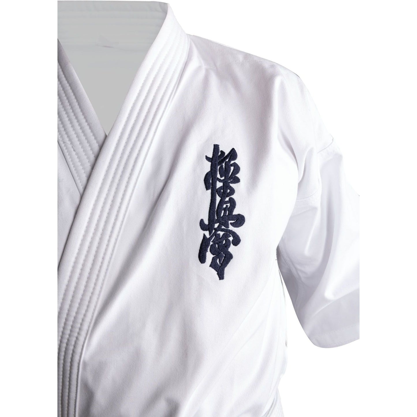 Kimono de karaté Hayashi Kyokushinkai - blanc - vue détaillée du vêtement
