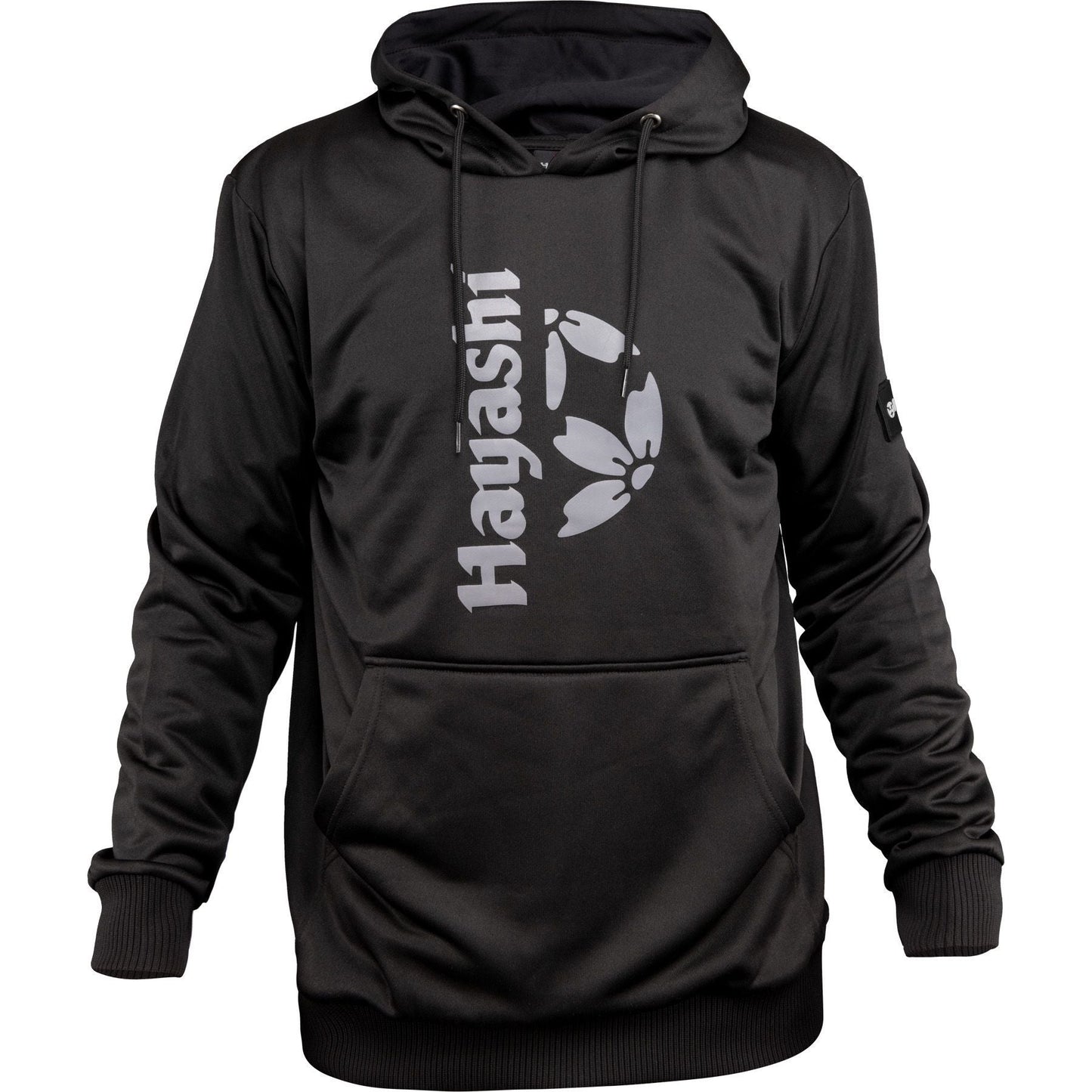 Hoodie Hayashi Upside - noir - vue détaillée du design
