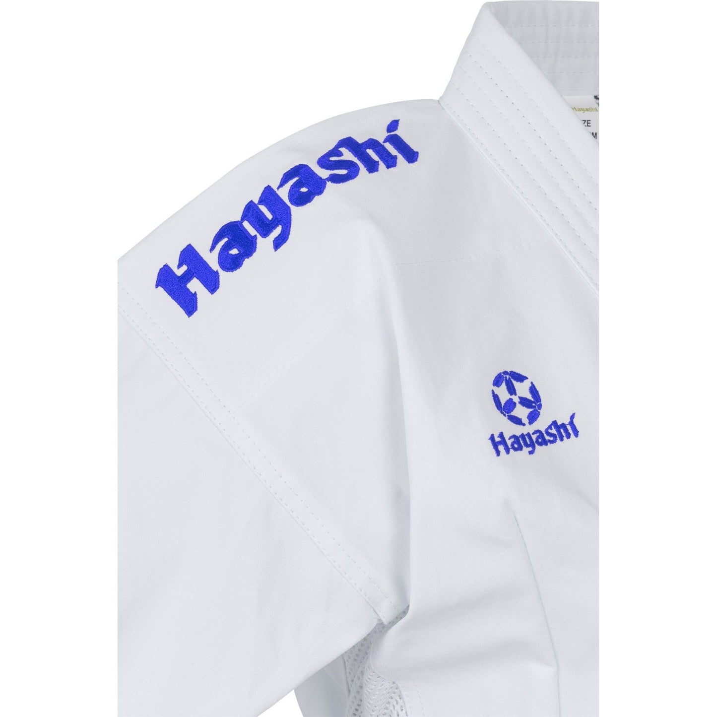Kimono de karaté Hayashi Jingu - ventilation en mesh - vue détaillée