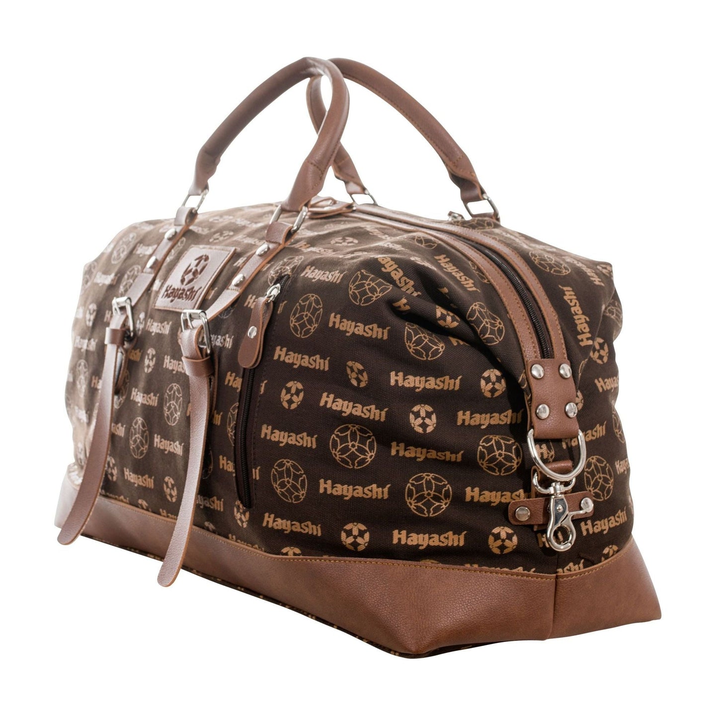 Sac de voyage Hayashi Weekender - marron - vue détaillée du design