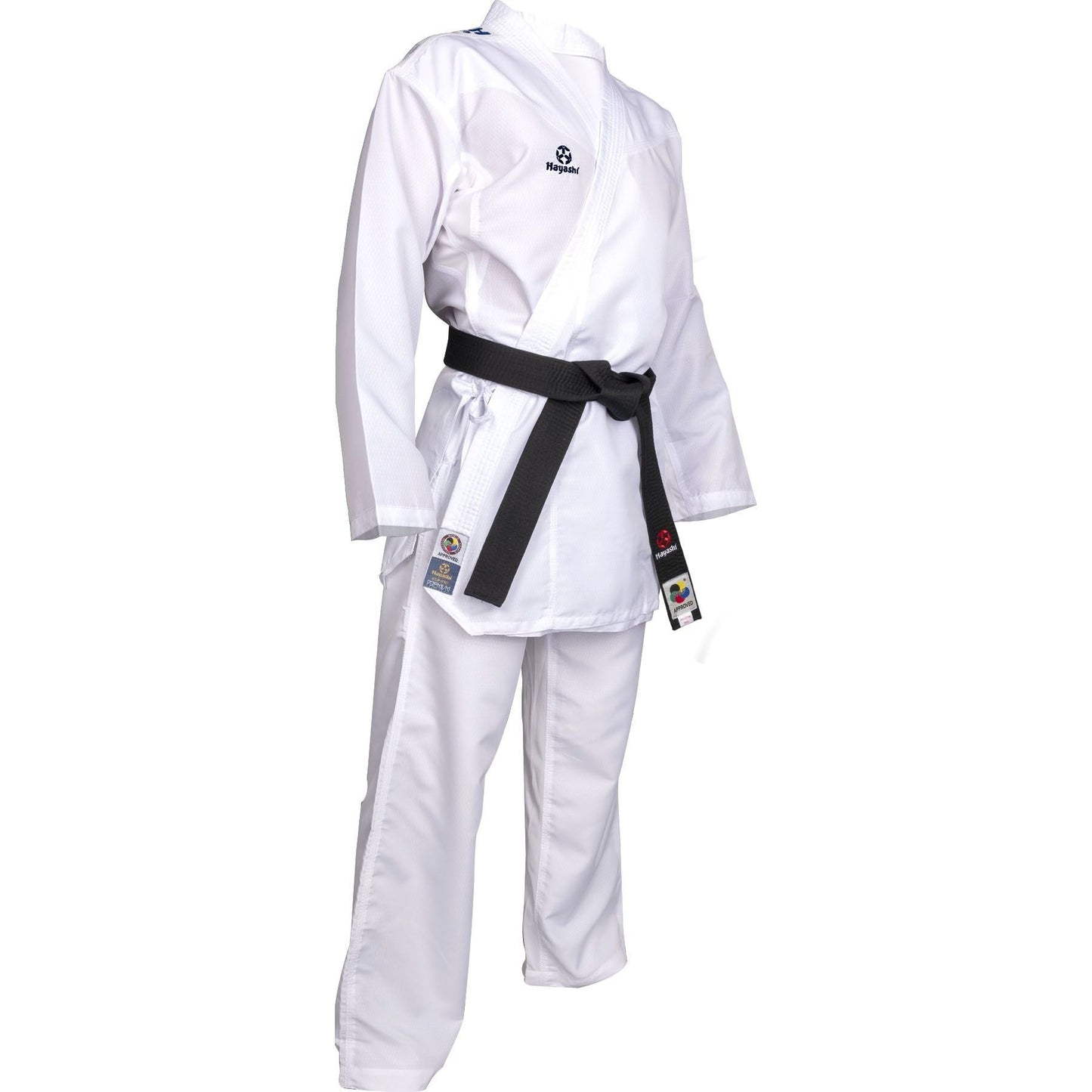 Kimono de karaté Hayashi Premium Kumite - blanc - vue détaillée du produit
