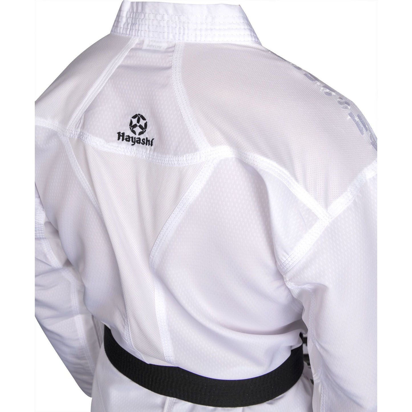 Hayashi Kimono Karaté Premium Kumite - blanc - vue arrière du kimono