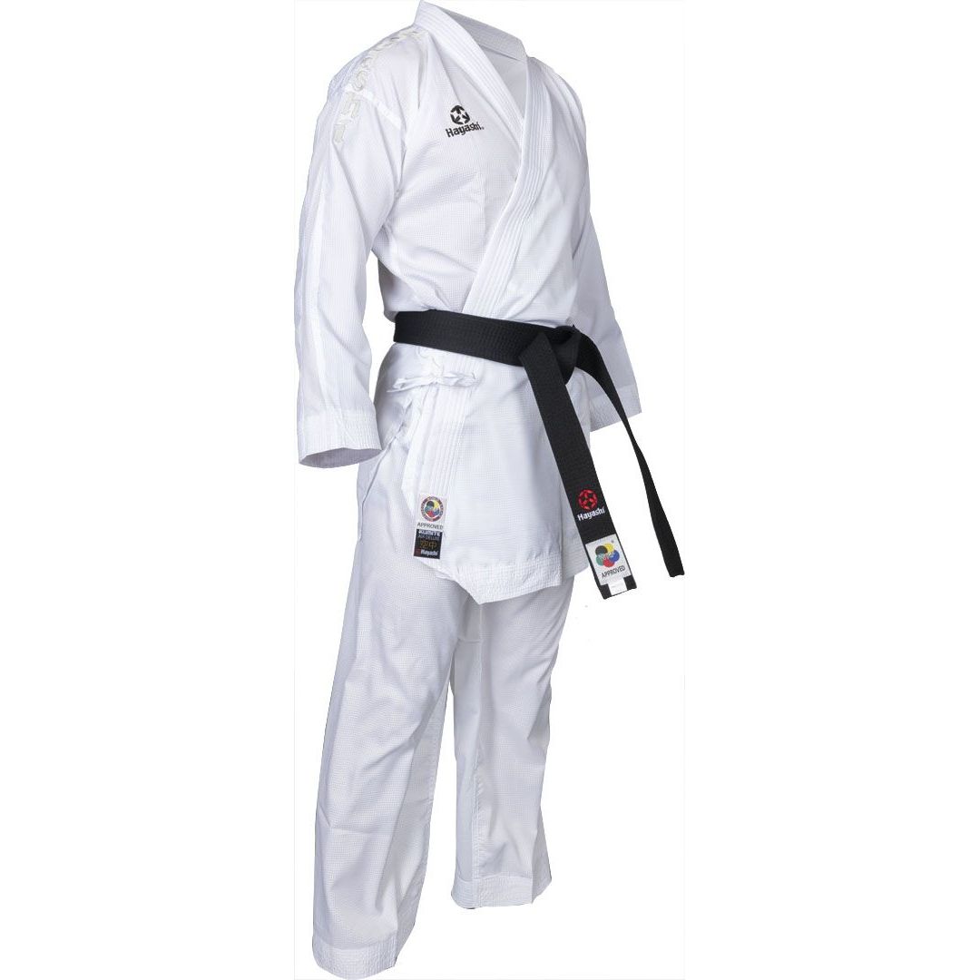 Hayashi Kimono Karaté Air Deluxe - blanc - vue détaillée du kimono