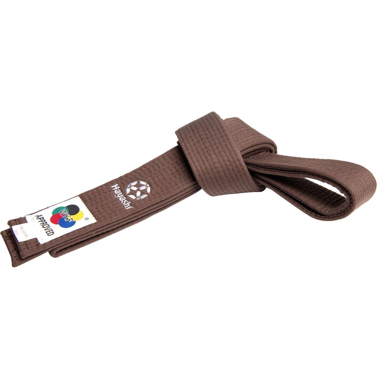 Hayashi Ceinture de Karaté WKF - rouge - vue détaillée