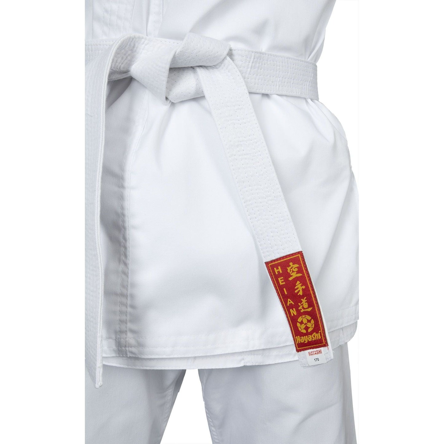 Kimono de karaté Hayashi Heian - blanc - vue détaillée du tissu