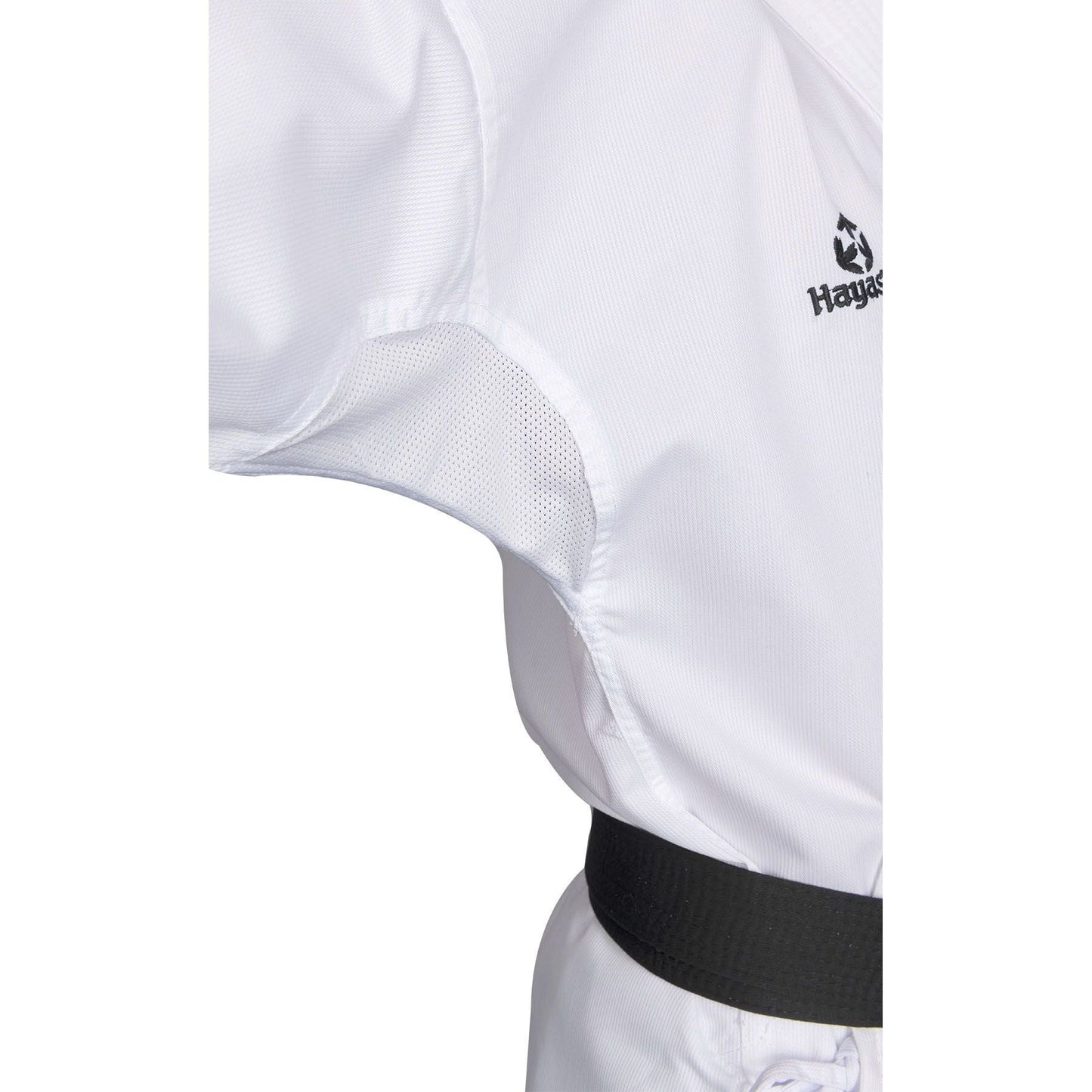 Kimono de karaté Hayashi Kumite - blanc - vue détaillée de l'habit