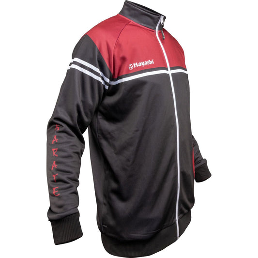 Veste d'Entraînement WKF Mokuso Hayashi - noire - vue détaillée du design