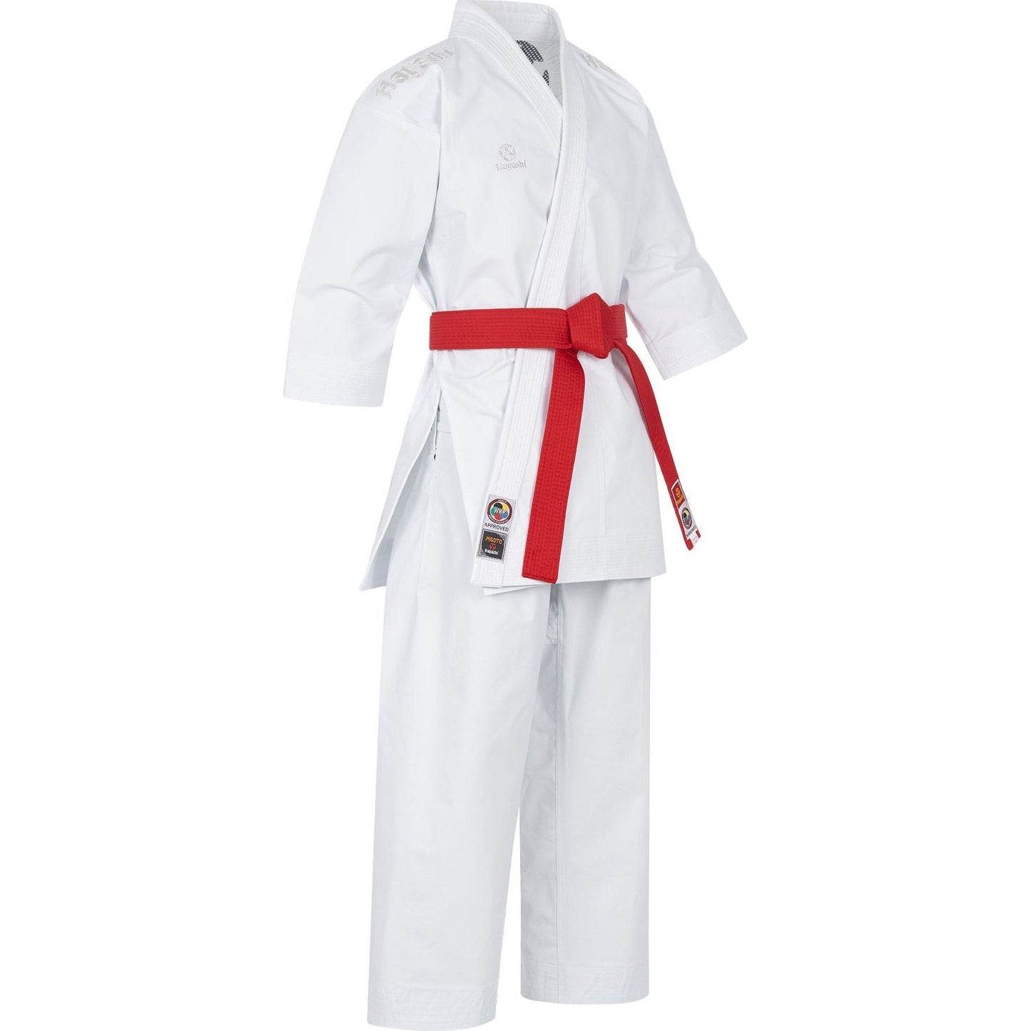 Kimono de karaté Hayashi Migoto - blanc - vue détaillée du produit