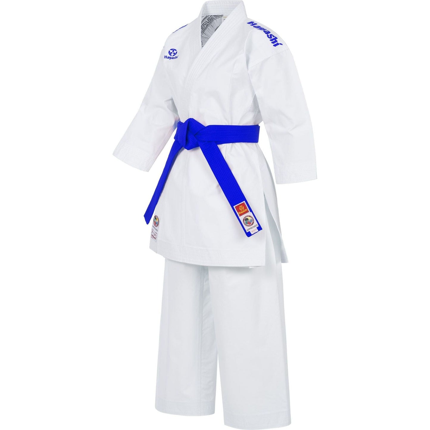 Hayashi Kimono Karaté Jingu - blanc - vue détaillée du kimono