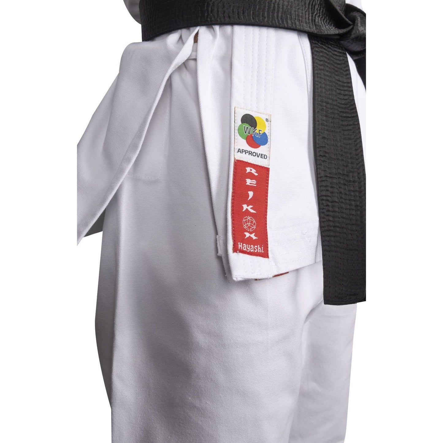 Kimono karaté Hayashi Reikon - blanc - zoom sur le tissu
