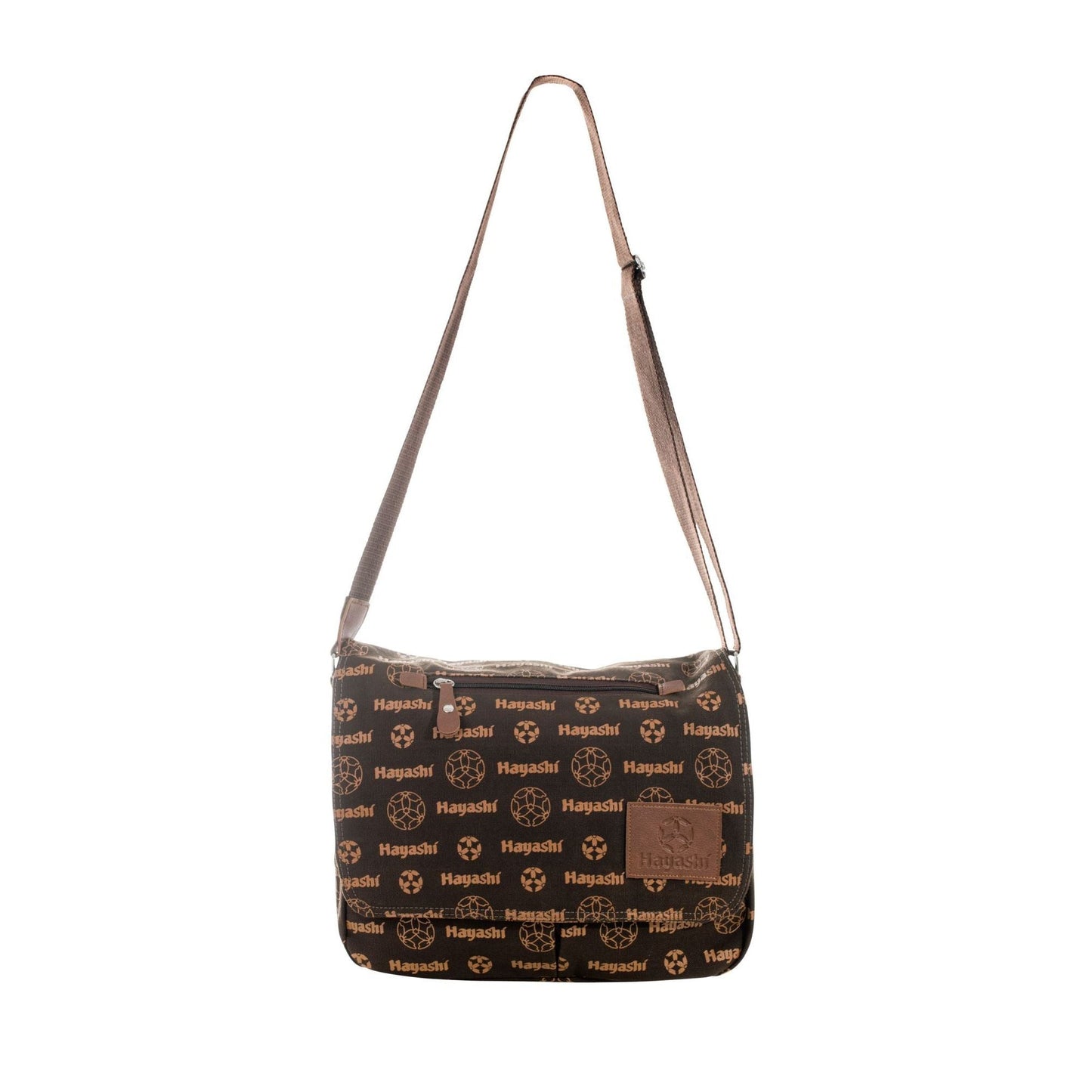 Sac messager Hayashi - marron - vue détaillée du produit