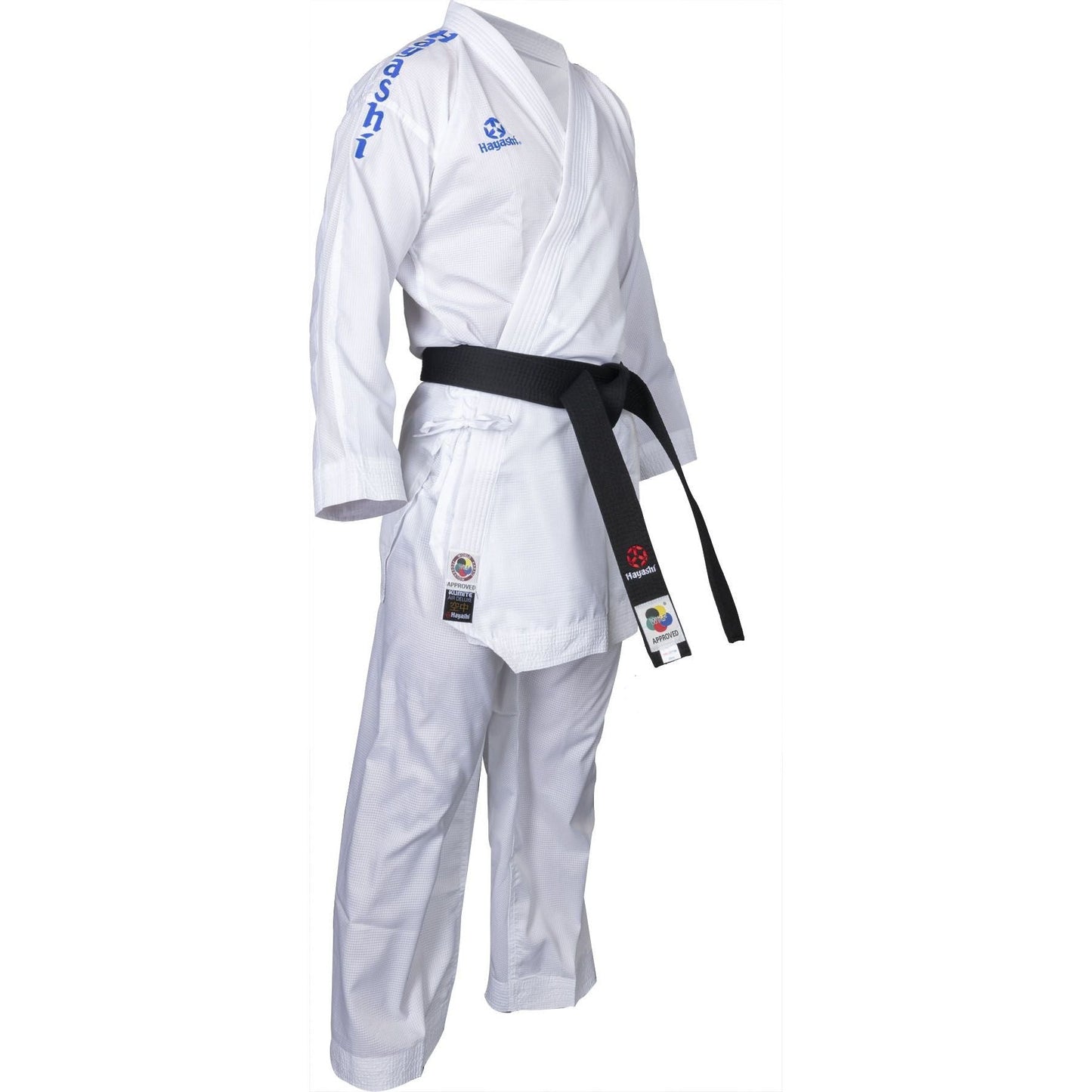 Kimono de karaté Hayashi Air Deluxe - blanc - vue de côté