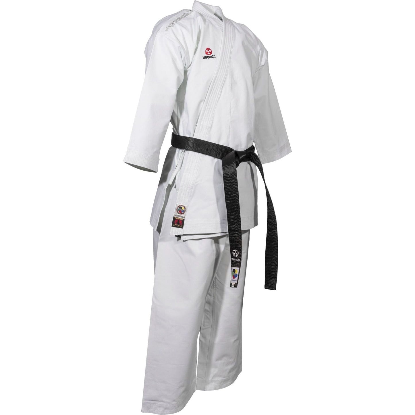 Kimono de karaté Hayashi Katamori - blanc - vue de gauche
