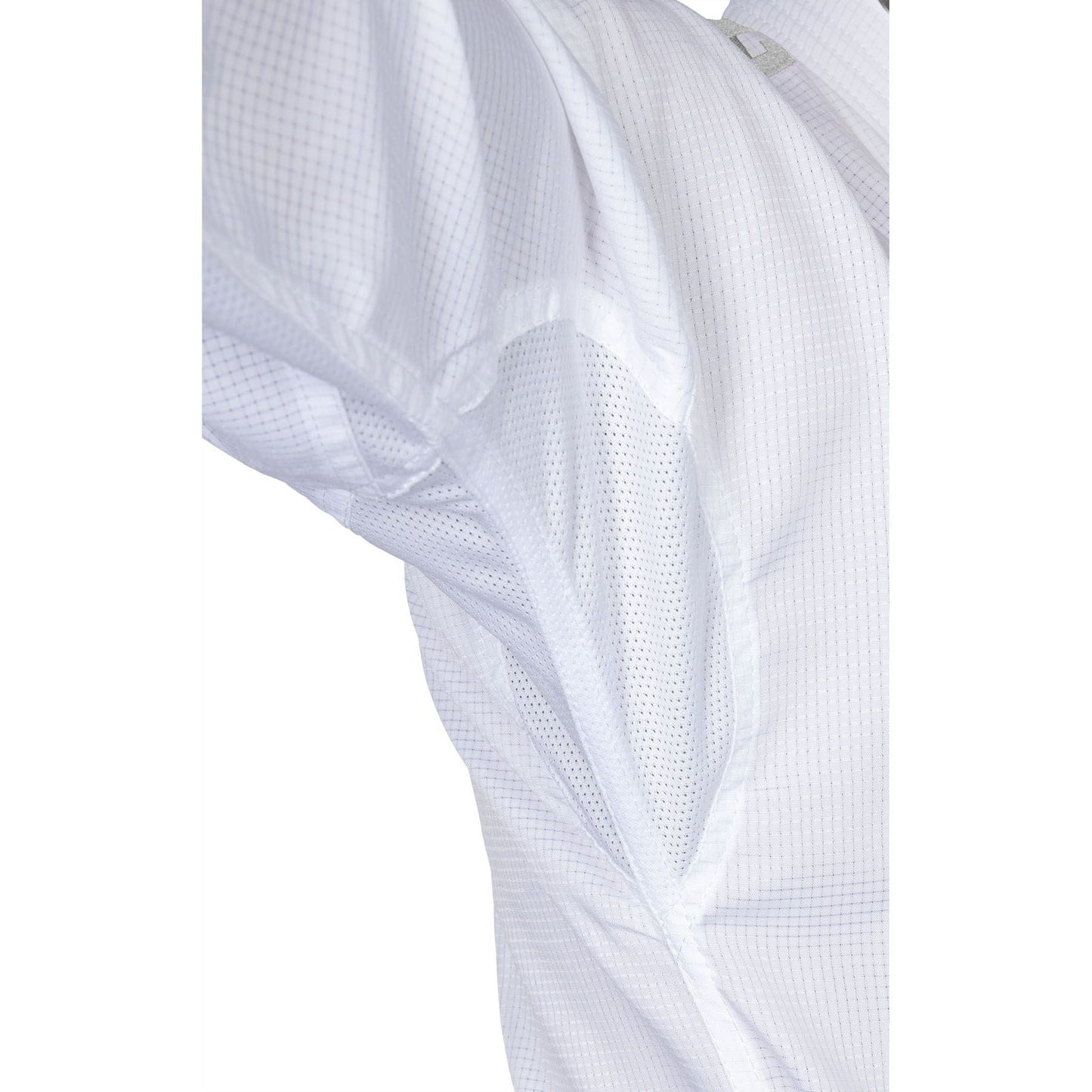 Kimono de karaté Hayashi Air Deluxe - blanc - vue détaillée du tissu