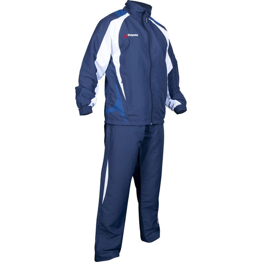 Ensemble de Sport Hayashi - noir et rouge - vue latérale du sweat et pantalon