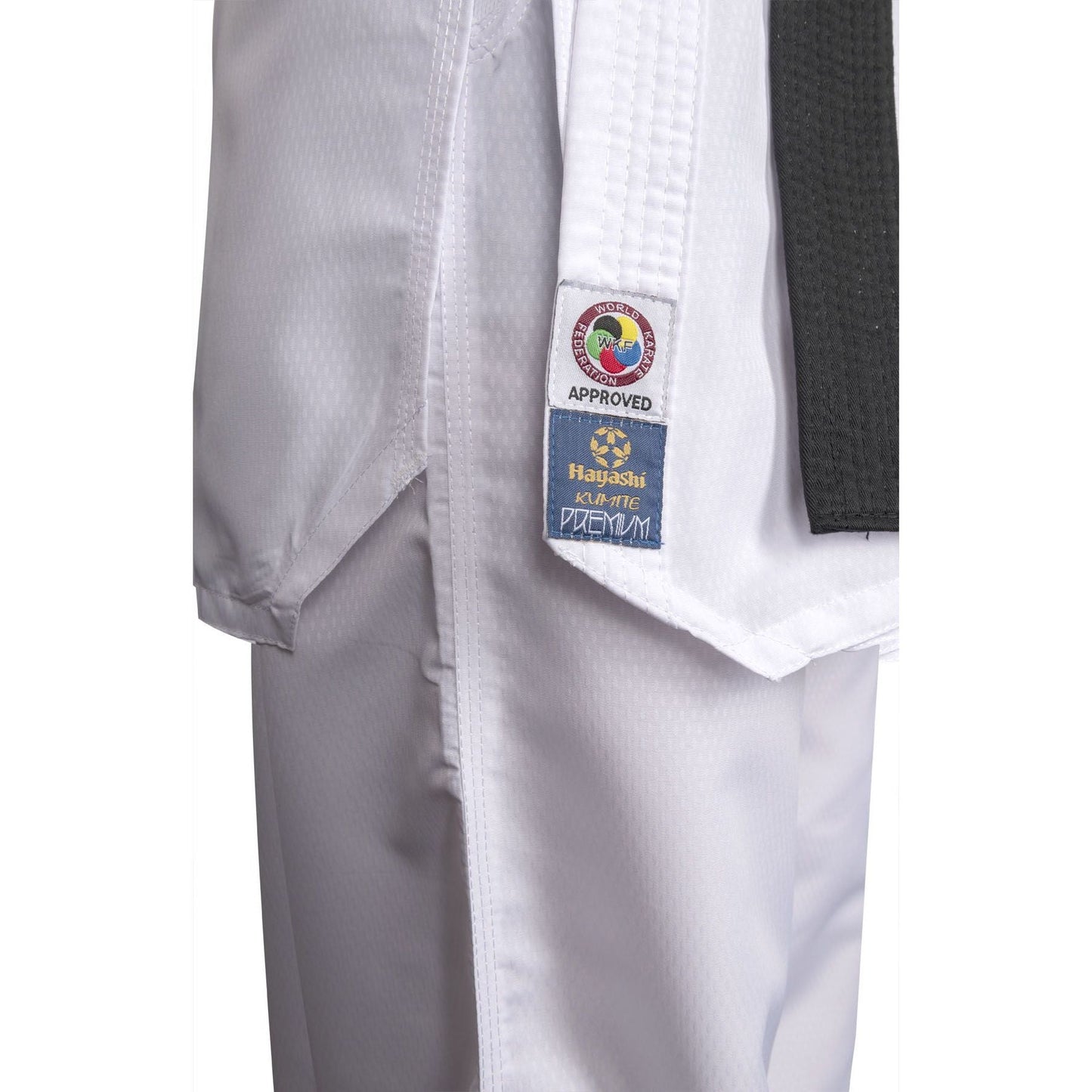 Kimono de karaté Hayashi Premium Kumite - blanc - vue détaillée de l'image