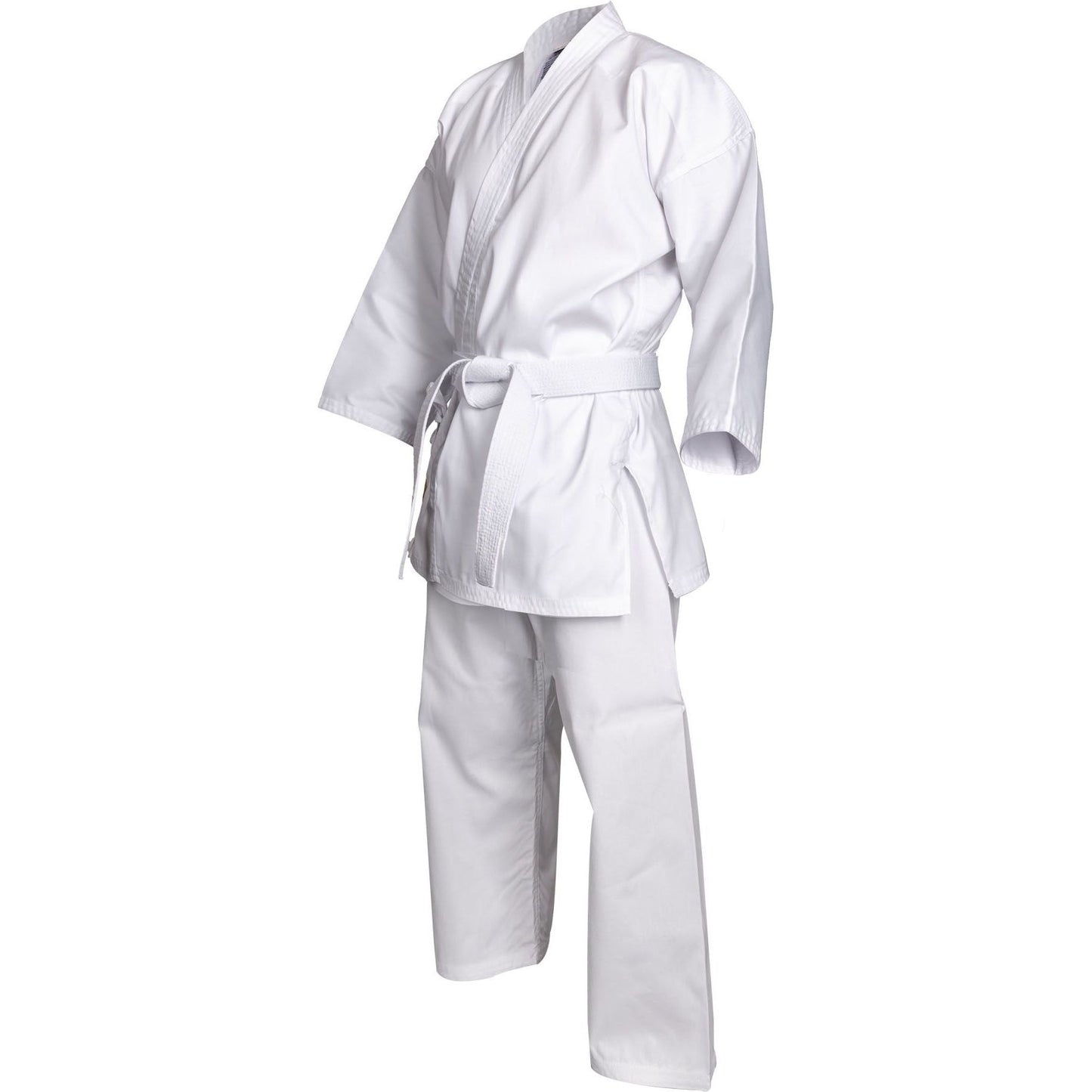 Kimono de karaté Hayashi Kinsa - blanc - vue latérale droite