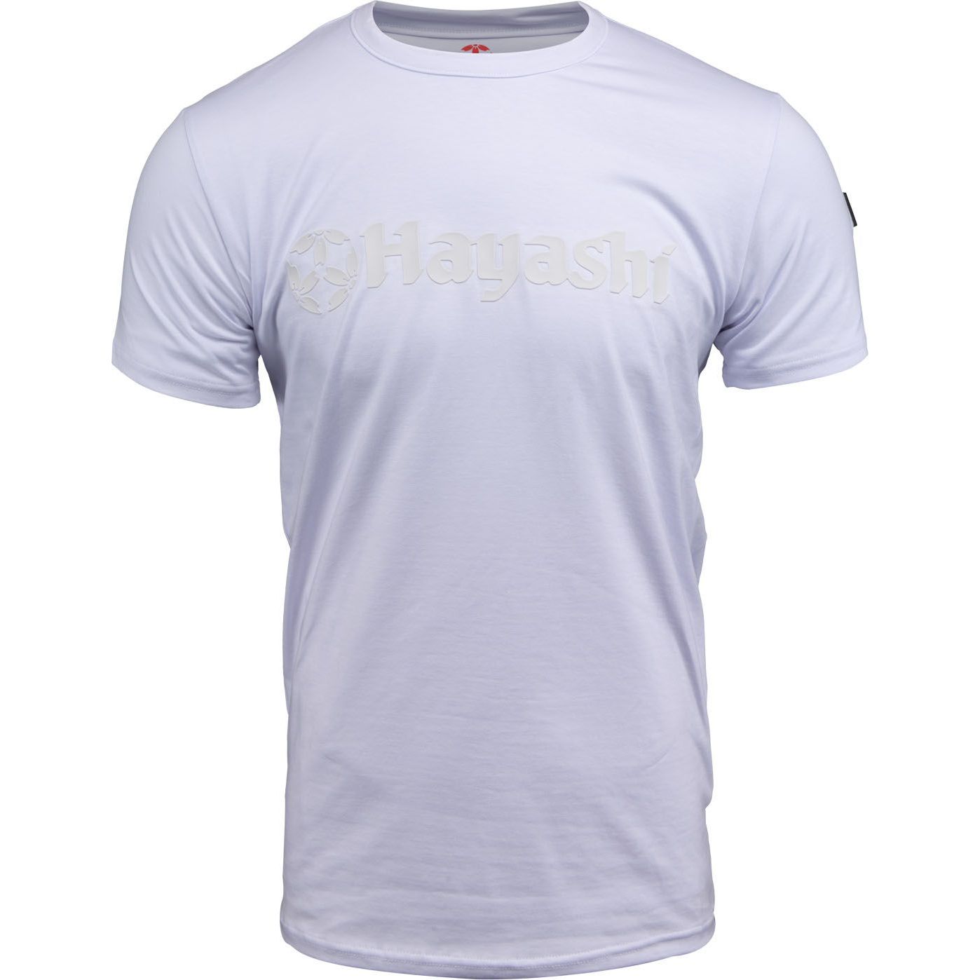 T-shirt de karaté Hayashi 3D - blanc - vue de face