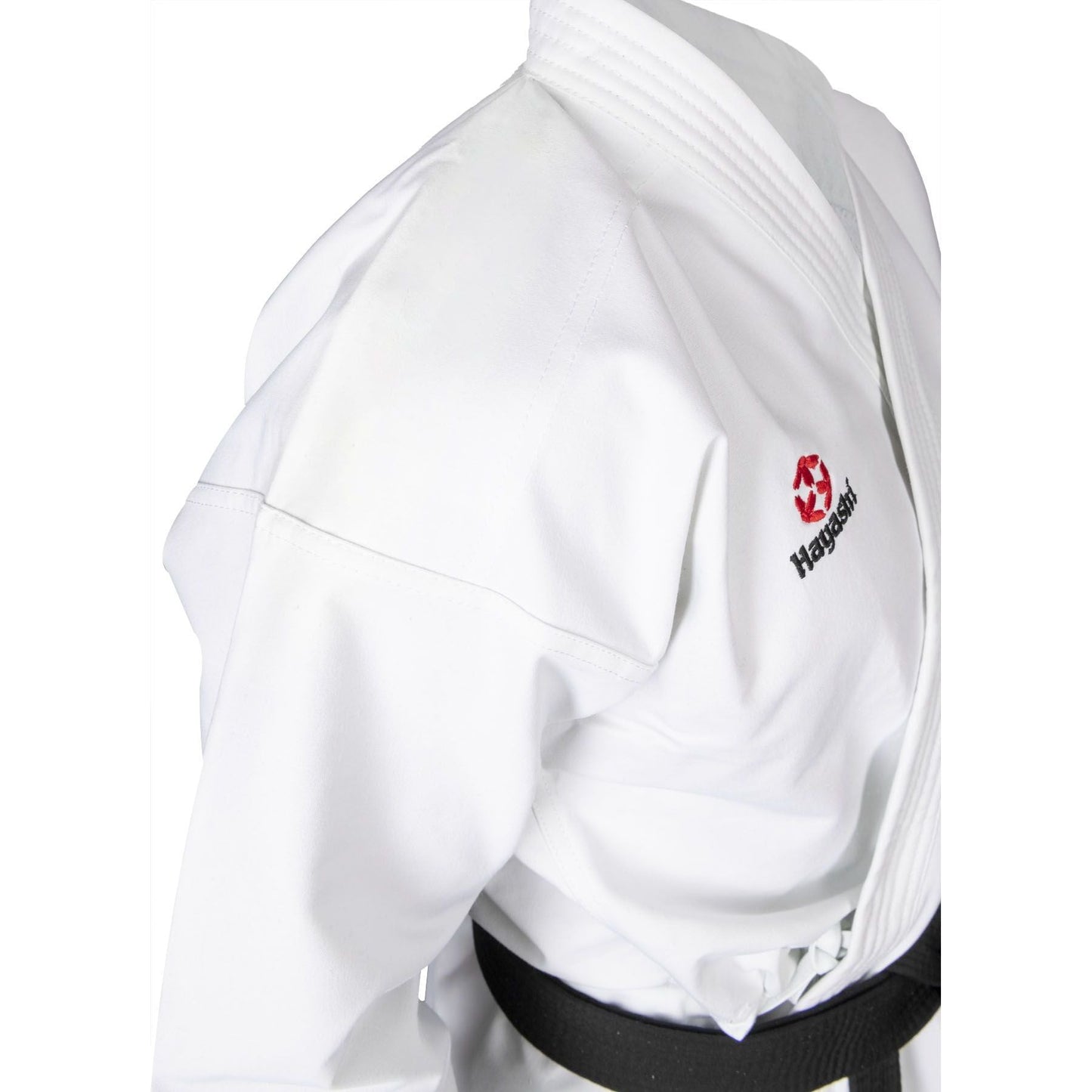 Hayashi Kimono Karaté Katamori - blanc - vue latérale du kimono