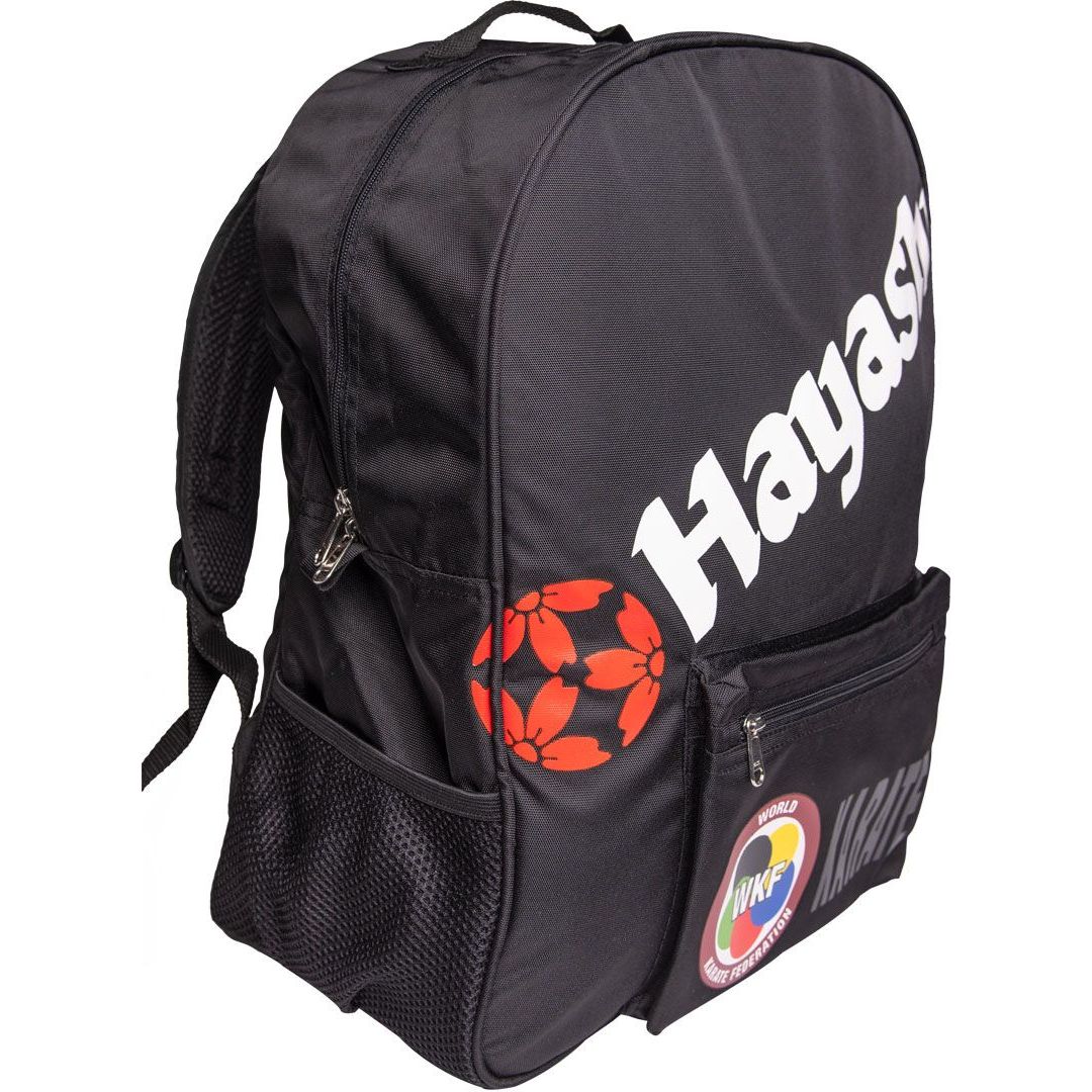 Sac à dos Hayashi Black Mamba - vue latérale avec détails en noir