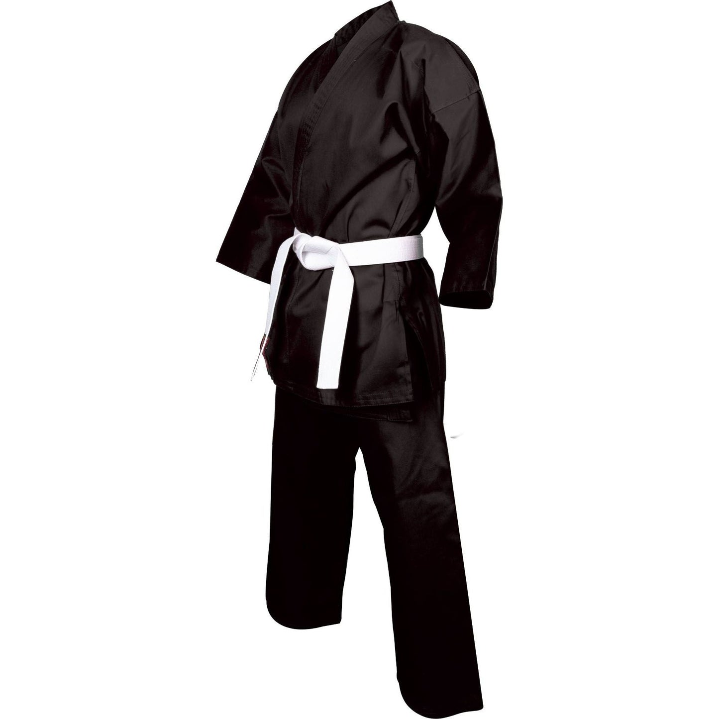 Hayashi Kimono Karaté Kirin - noir - vue latérale droite du kimono