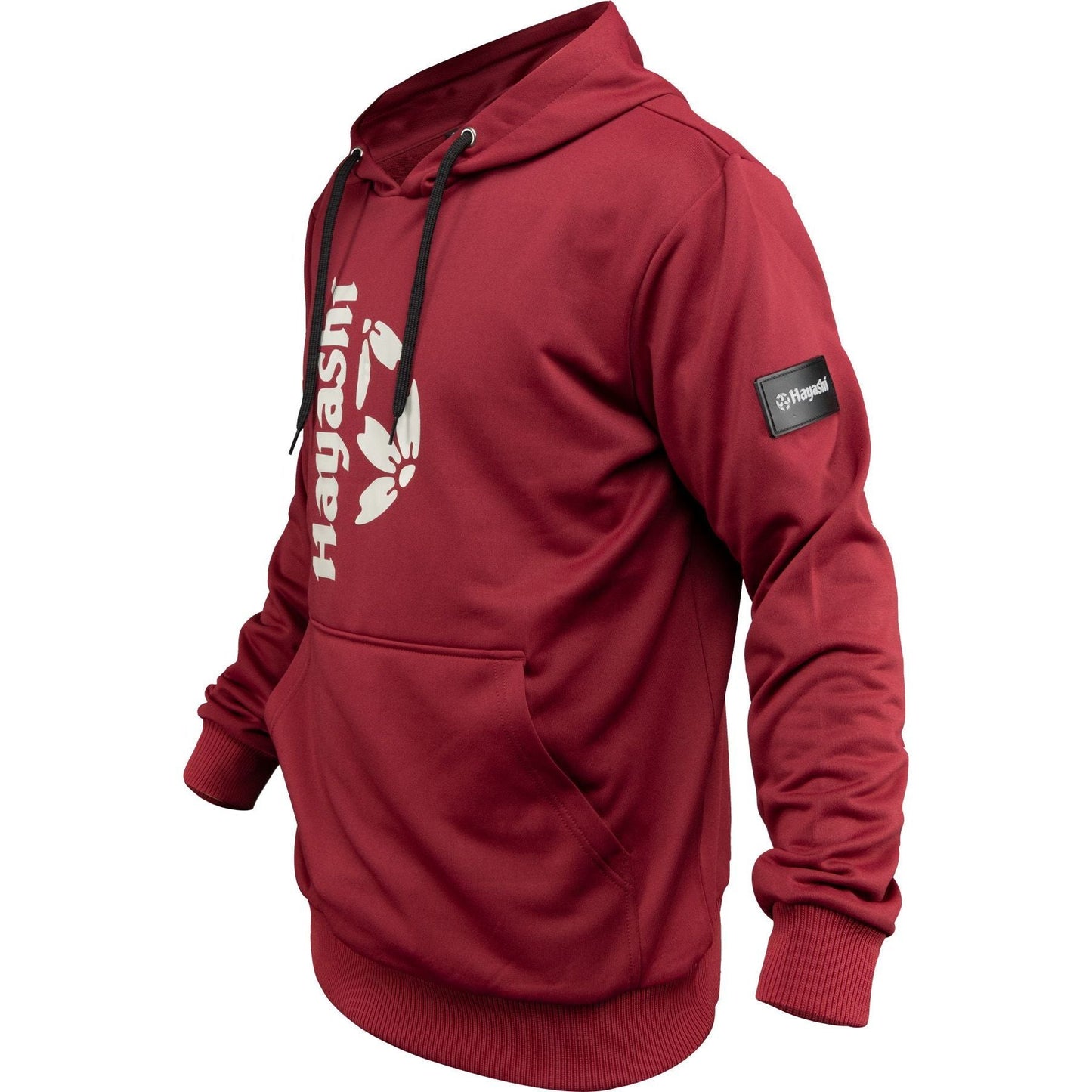 Hoodie Hayashi Upside - rouge - vue détaillée du design
