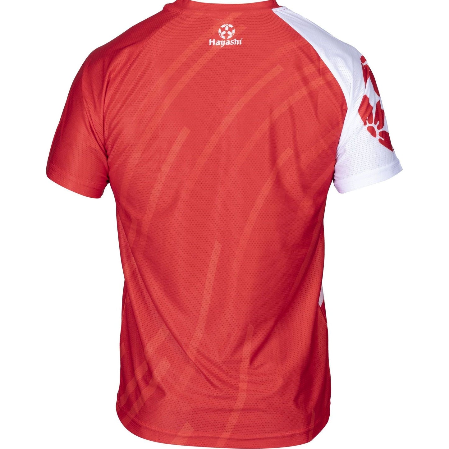 T-shirt Hayashi WKF Drift - blanc et rouge - vue arrière