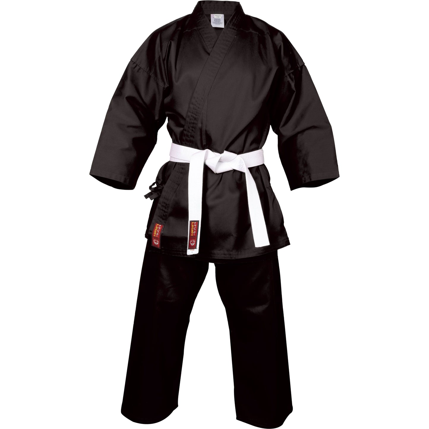 Kimono de karaté Hayashi Kirin - noir - vue détaillée du kimono