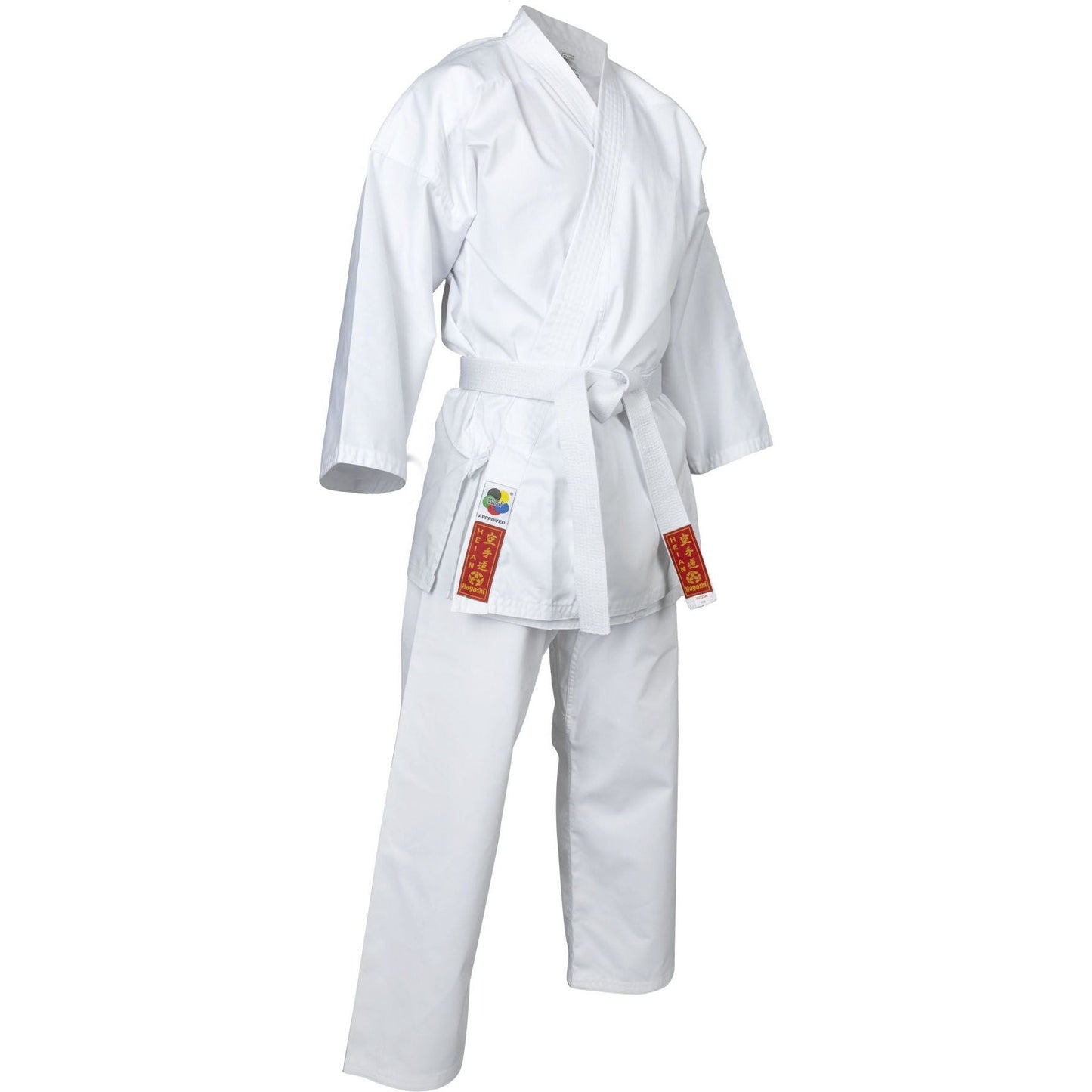 Hayashi Kimono Karaté Heian - blanc - vue de côté