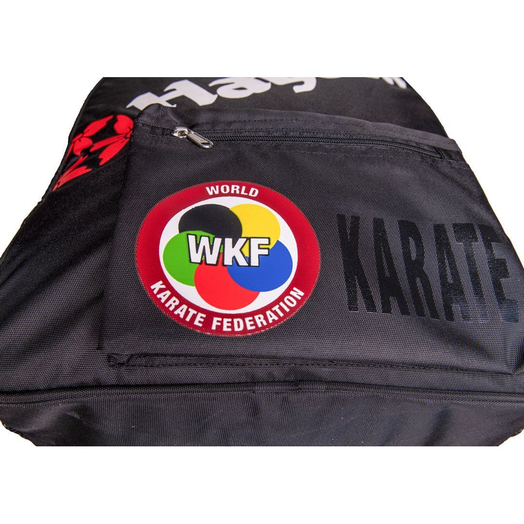 Hayashi Sac à Dos Black Mamba - vue détaillée du sac à dos noir