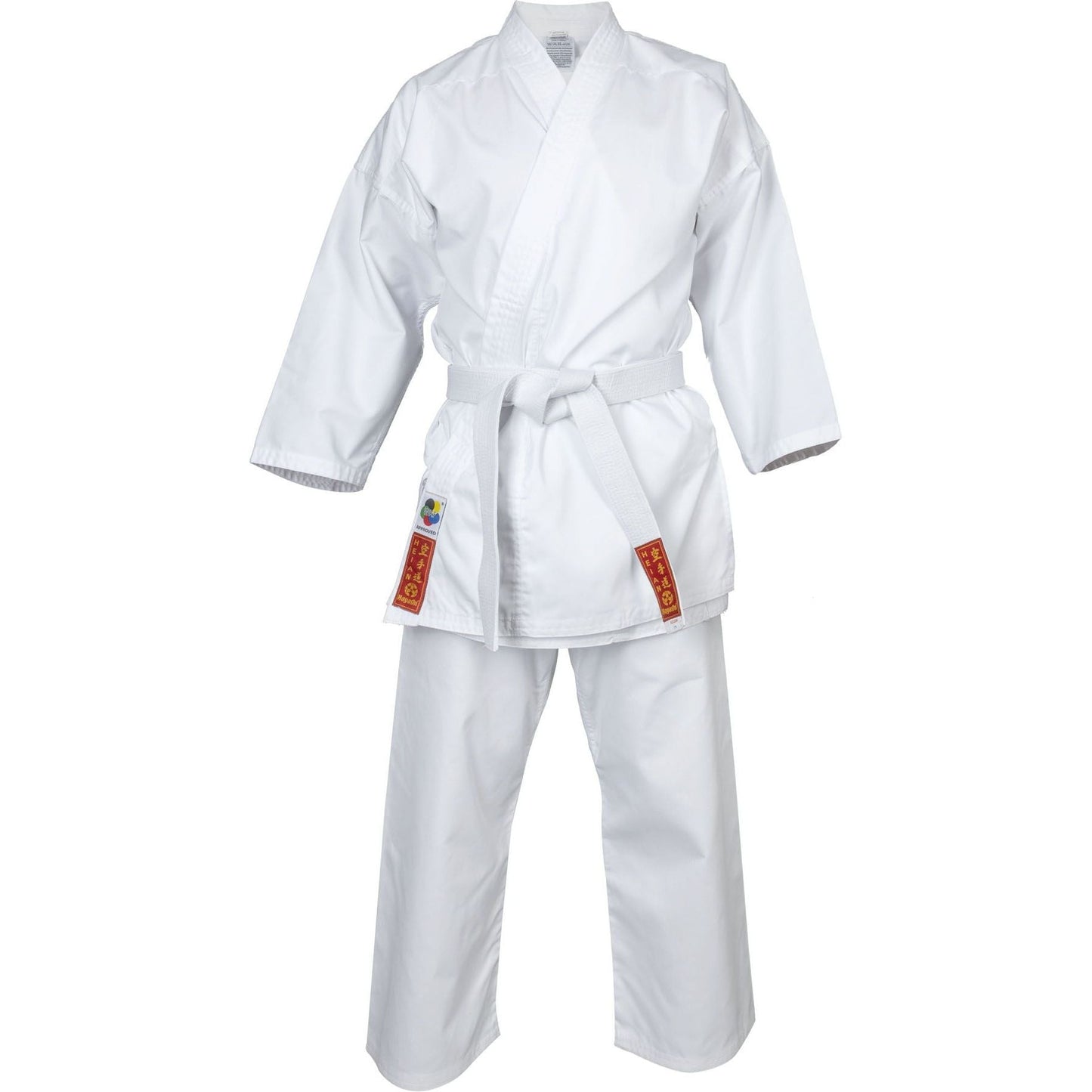 Kimono de karaté Hayashi Heian - blanc - vue détaillée