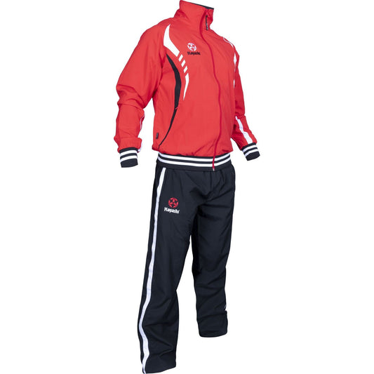 Survêtement sportif Hayashi Slide - rouge et noir - vue détaillée du produit