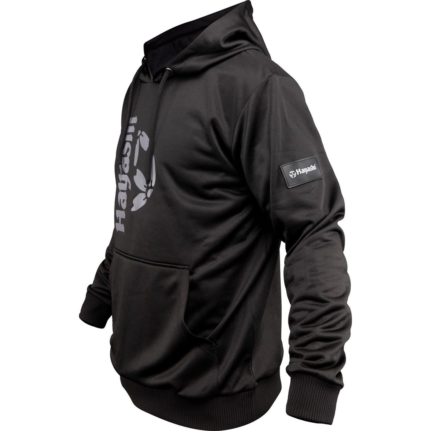 Hoodie Hayashi Upside - noir - vue détaillée du design