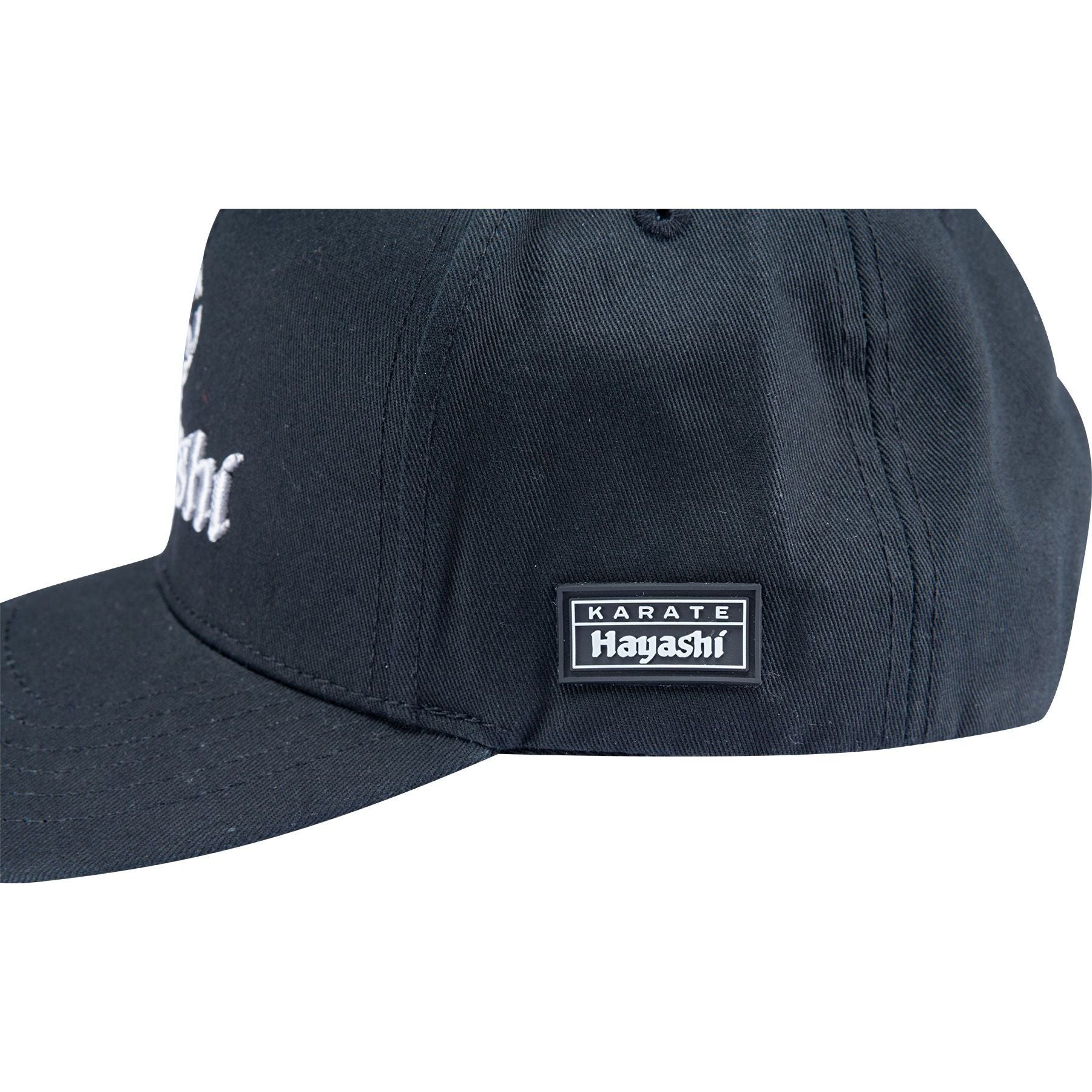 Hayashi Casquette Snapback - noire - vue détaillée de la casquette