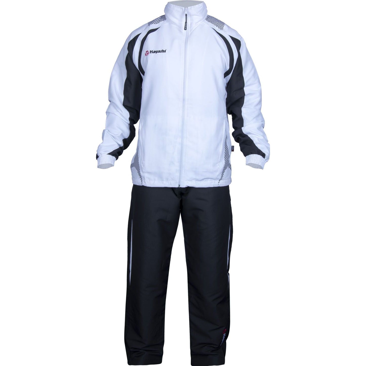 Ensemble de Sport Hayashi - noir et rouge - vue arrière du vêtement