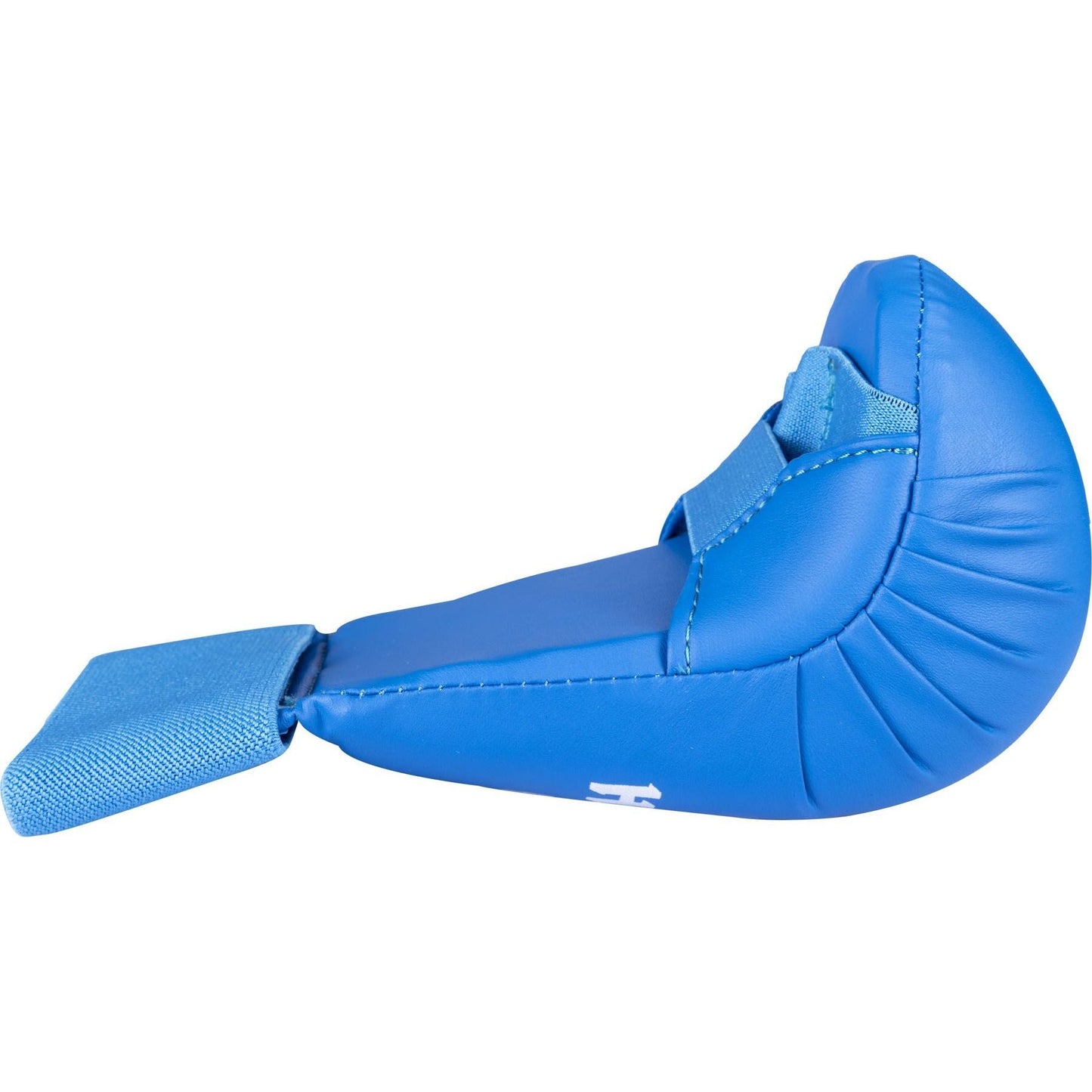 Gants de karaté Hayashi Tsuki - bleu - vue latérale