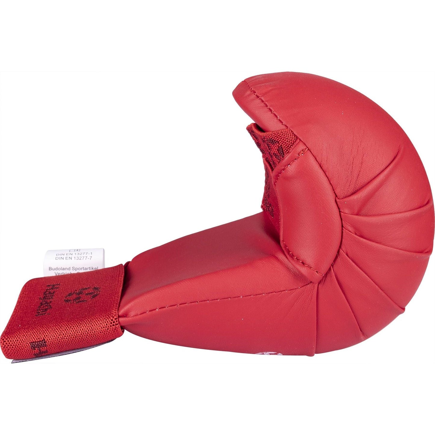 Gants de karaté Hayashi TSUKI - rouge - vue latérale
