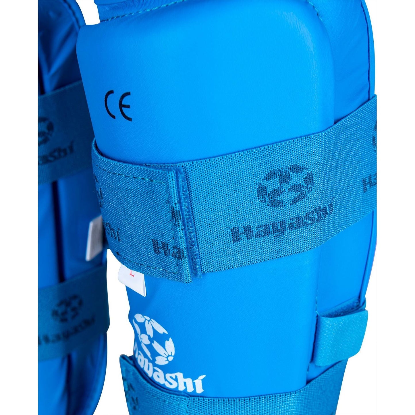 Protège-tibias et pieds Hayashi - bleu - vue arrière du produit