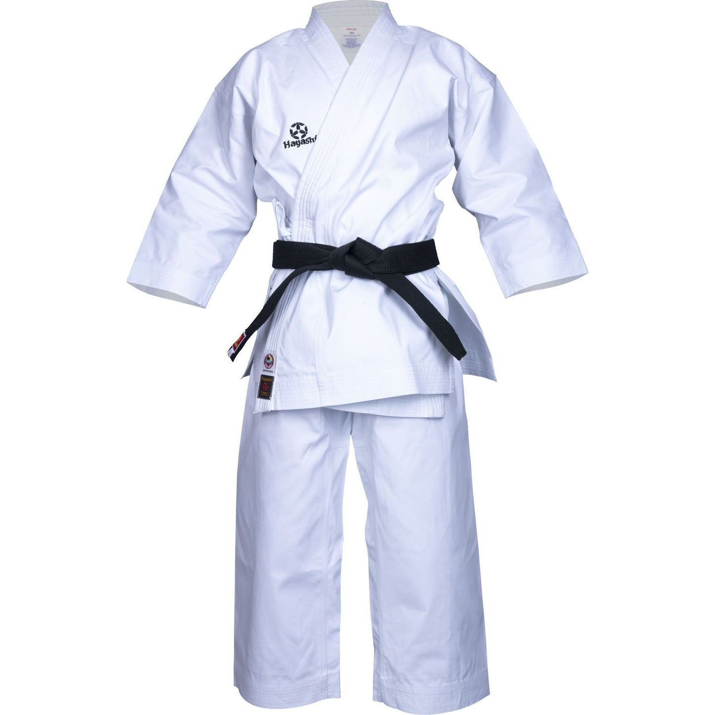 Kimono de karaté Hayashi Tenno - blanc - vue avant