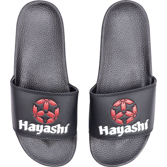 Claquettes Budolettes Hayashi - noires - vue détaillée du produit