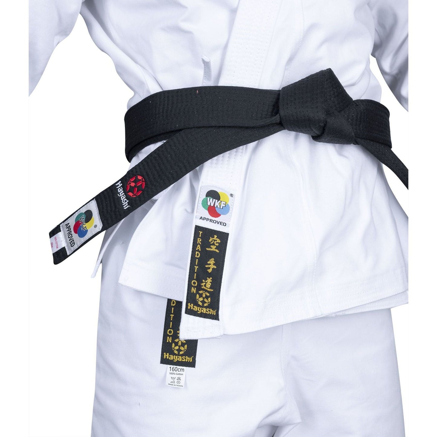 Kimono de karaté Hayashi TRADITION - blanc - vue de détail du tissu