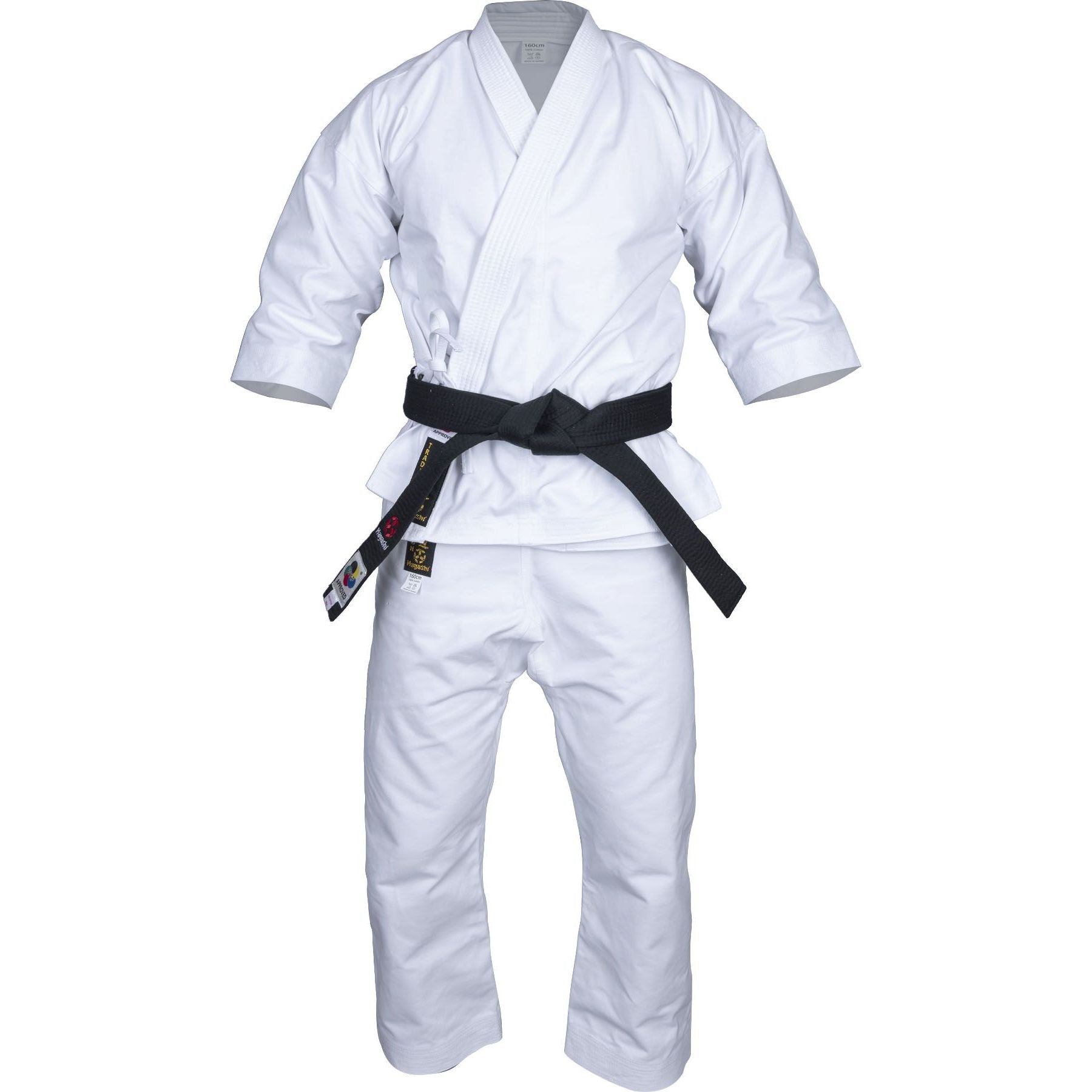 Kimono de karaté Hayashi TRADITION - blanc - vue avant du gi
