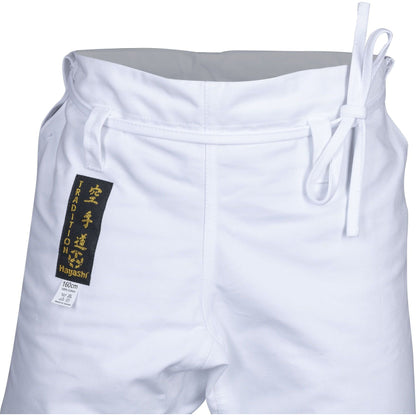Kimono de karaté Hayashi TRADITION - blanc - vue détaillée de l'étiquette